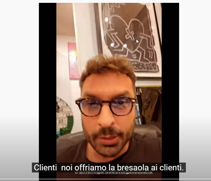 A Milano nel negozio di Ruzza watch, si diventa toscanacci mangiando il  filetto di Bresaola » A me Mi Garba - La Bottega Toscana - Prodotti tipici  toscani